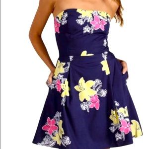 Lilly Pulitzer EUC Strapless Sundress